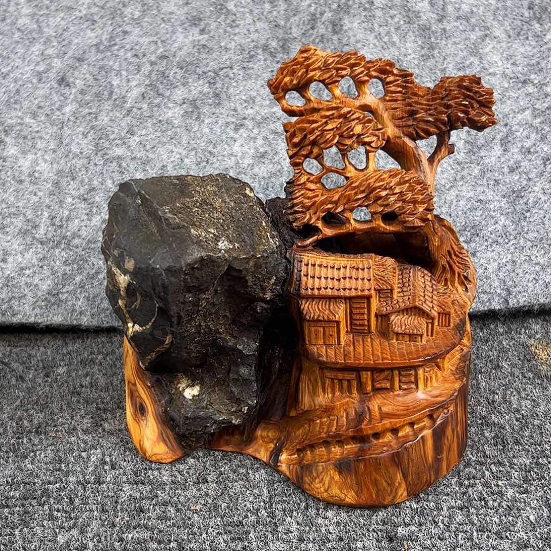 柏木舍**舍太行崖柏山水