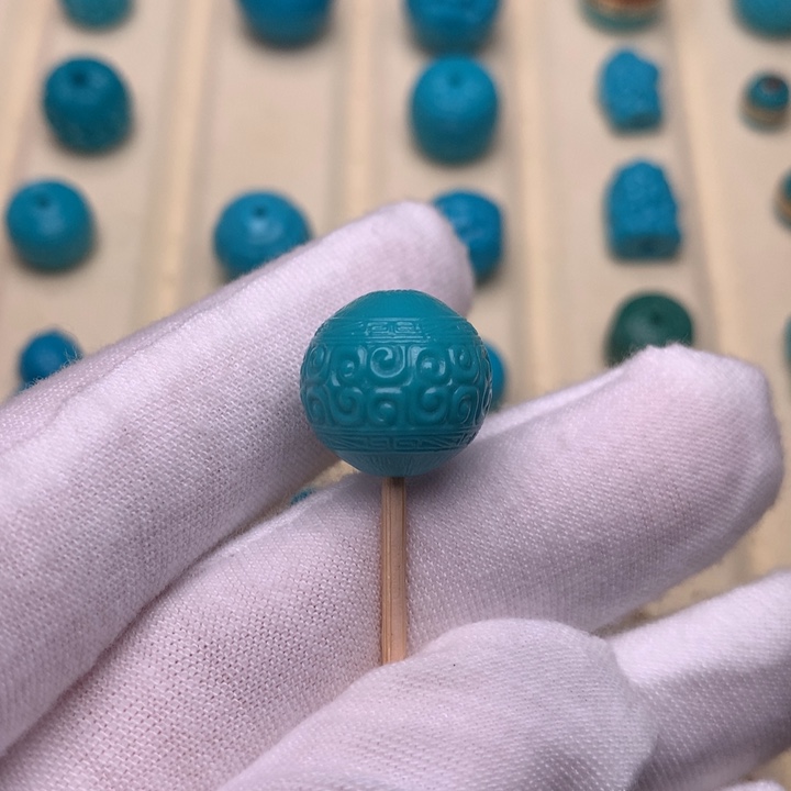 未镶嵌绿松石绿松石回纹14.3