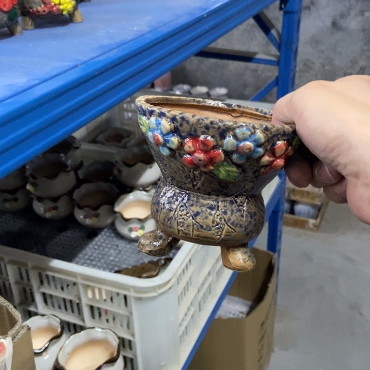 陶瓷花盆单场满9.9发11*10