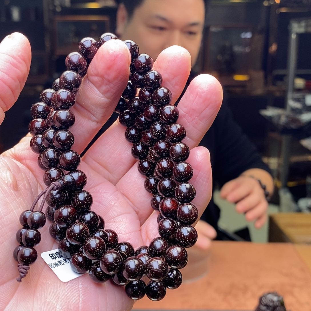檀香紫檀（小叶紫檀）手串/手链法*麦8