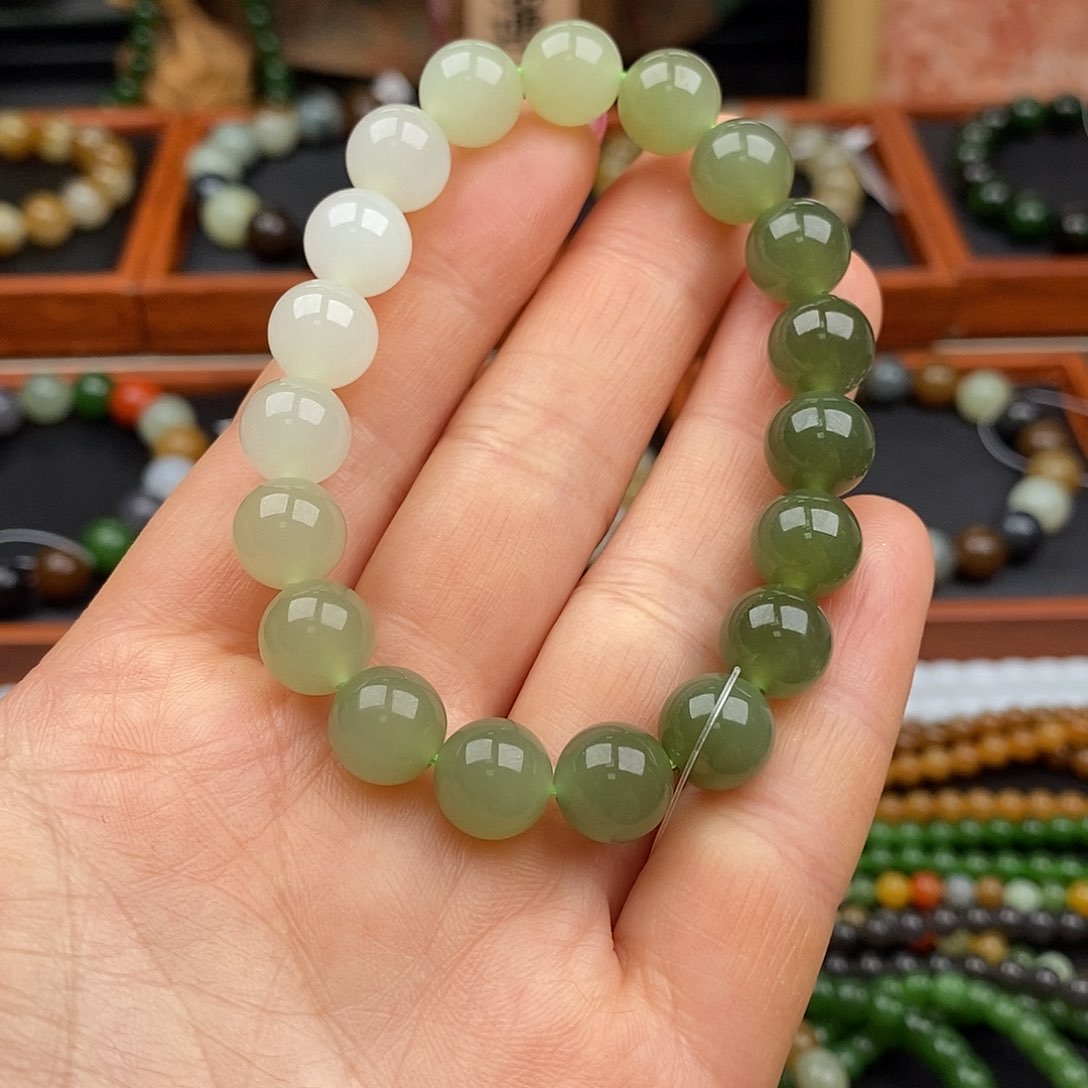 和田玉手链未镶嵌