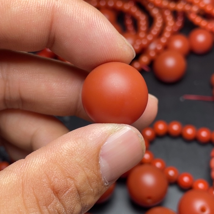 南红玛瑙手链未镶嵌花*