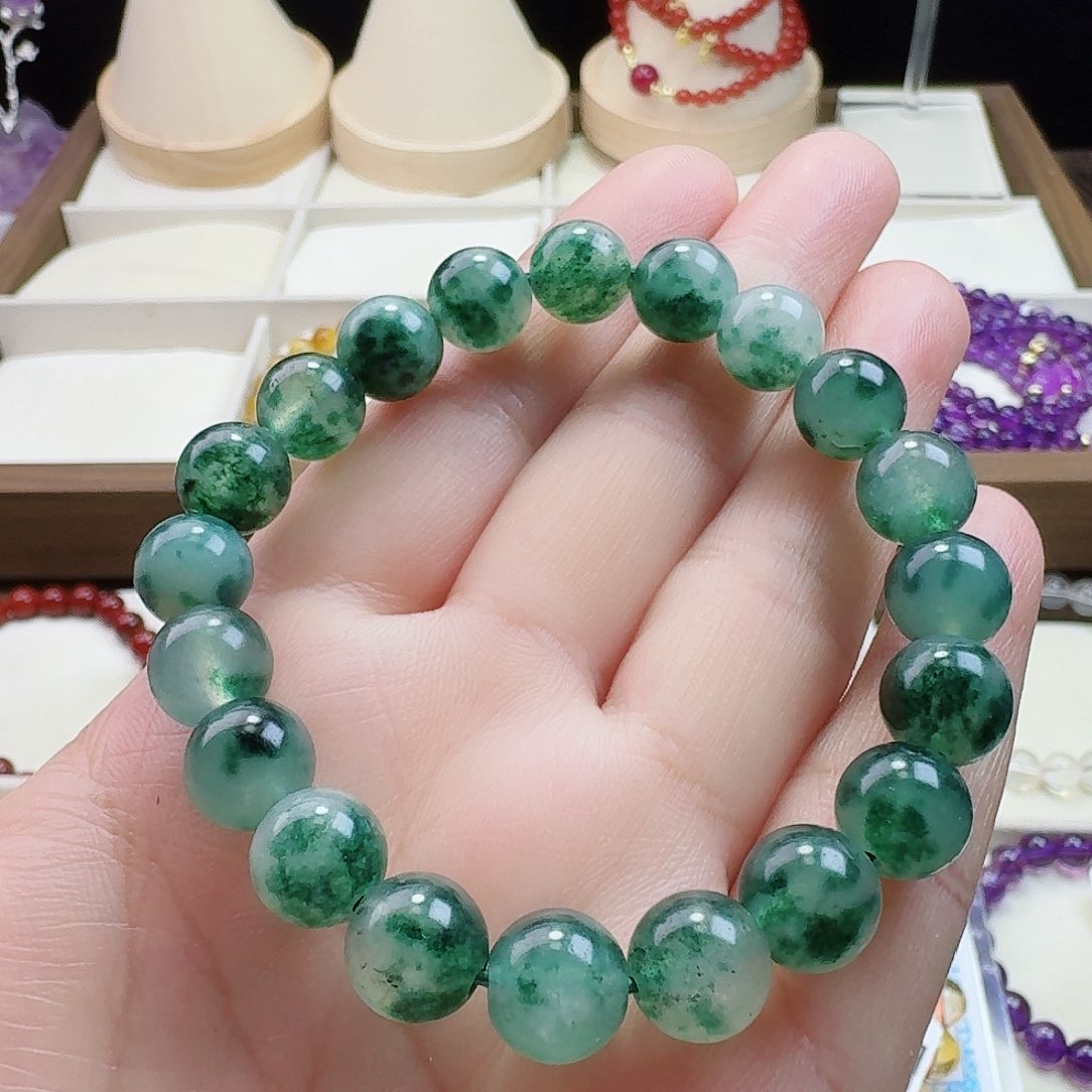 水晶手链未镶嵌水草玛瑙