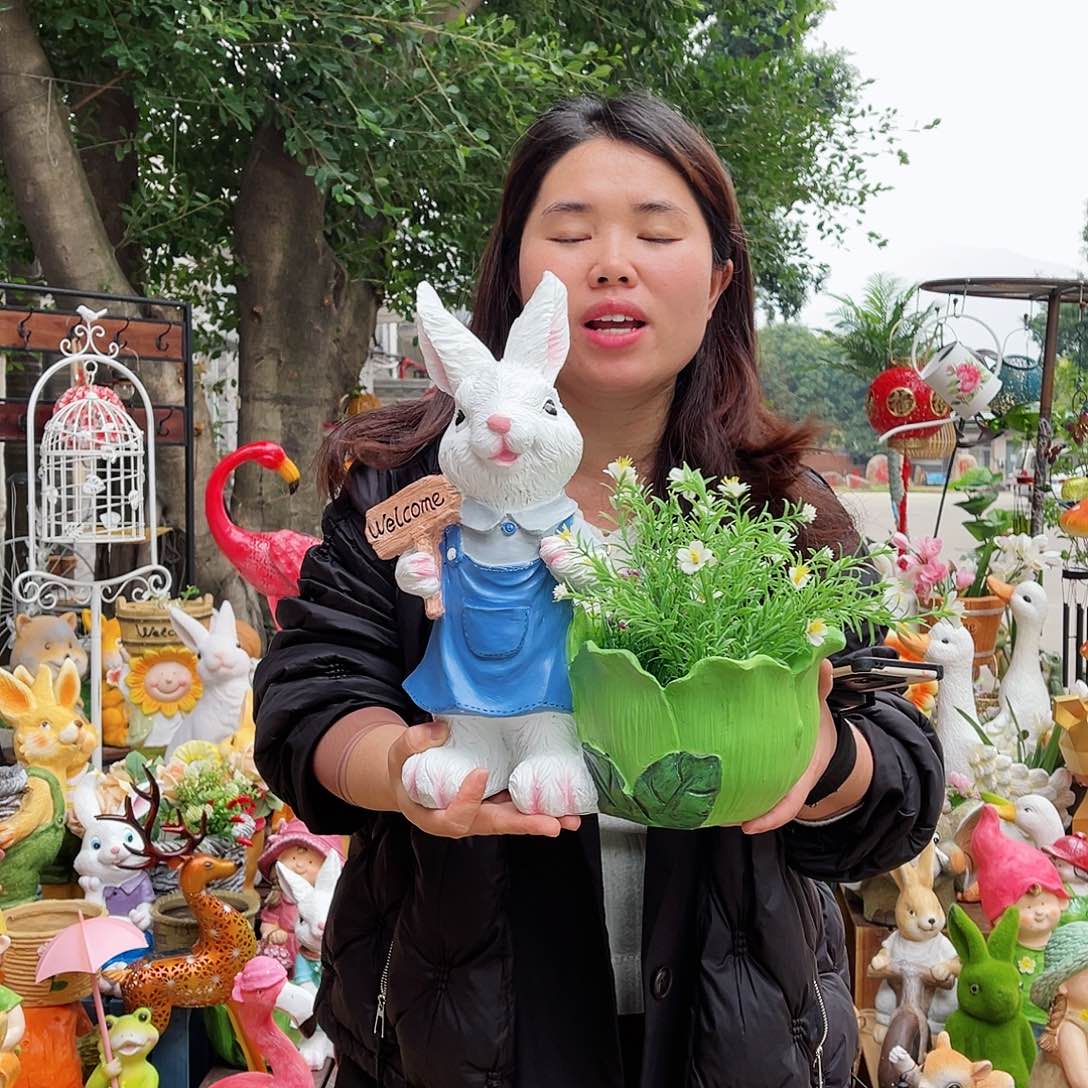 【闪购商品】无铅玻璃花园摆件&000&