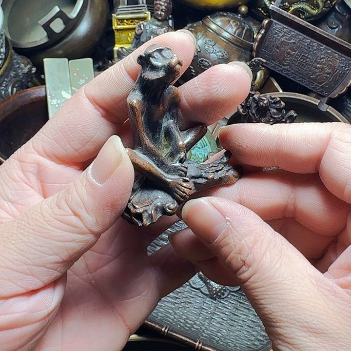 铜器摆件收收藏藏