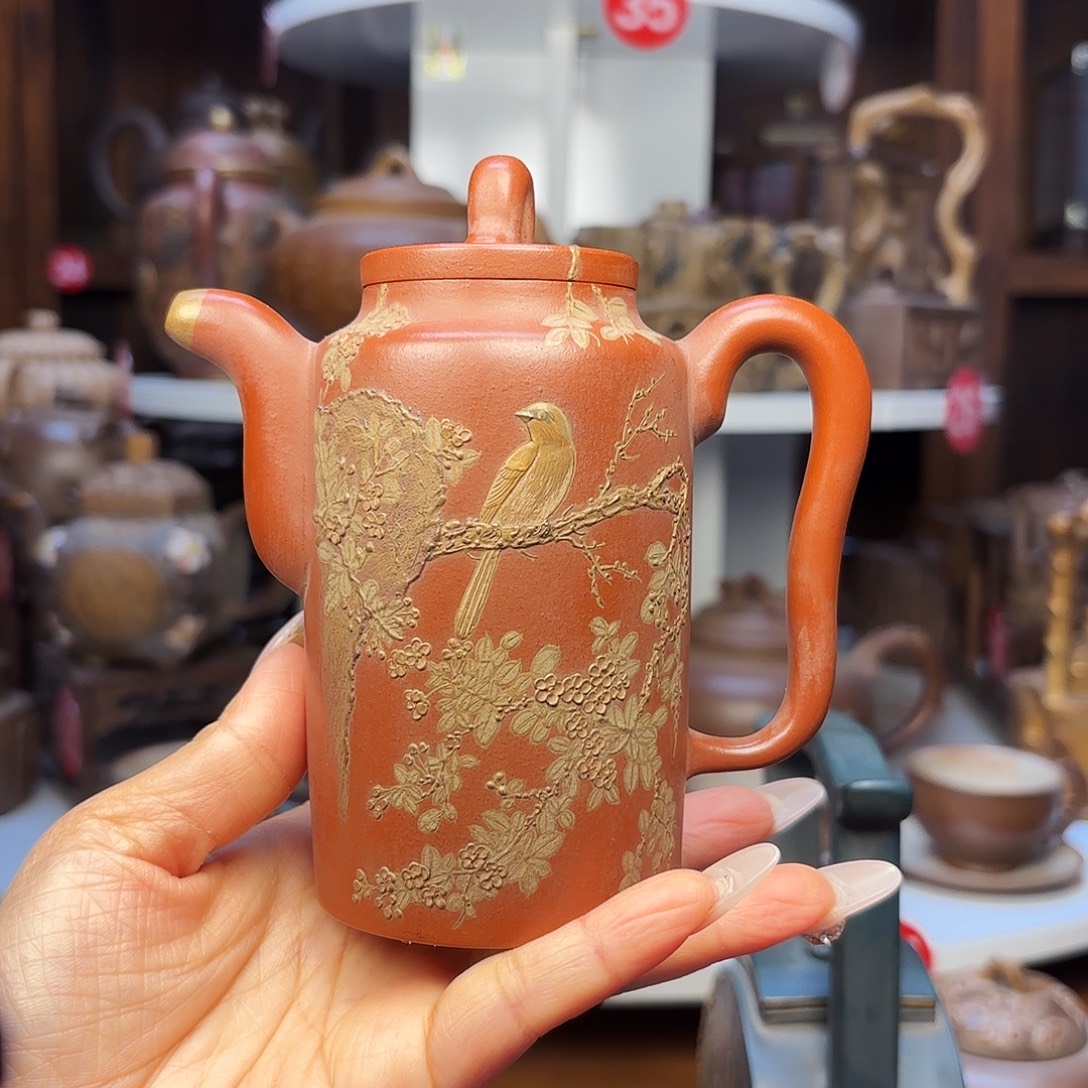 布***哥紫砂茶壶宜兴紫砂