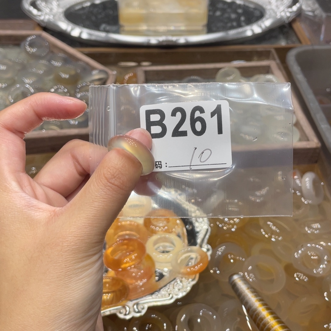 玛瑙/玉髓未镶嵌戒指261