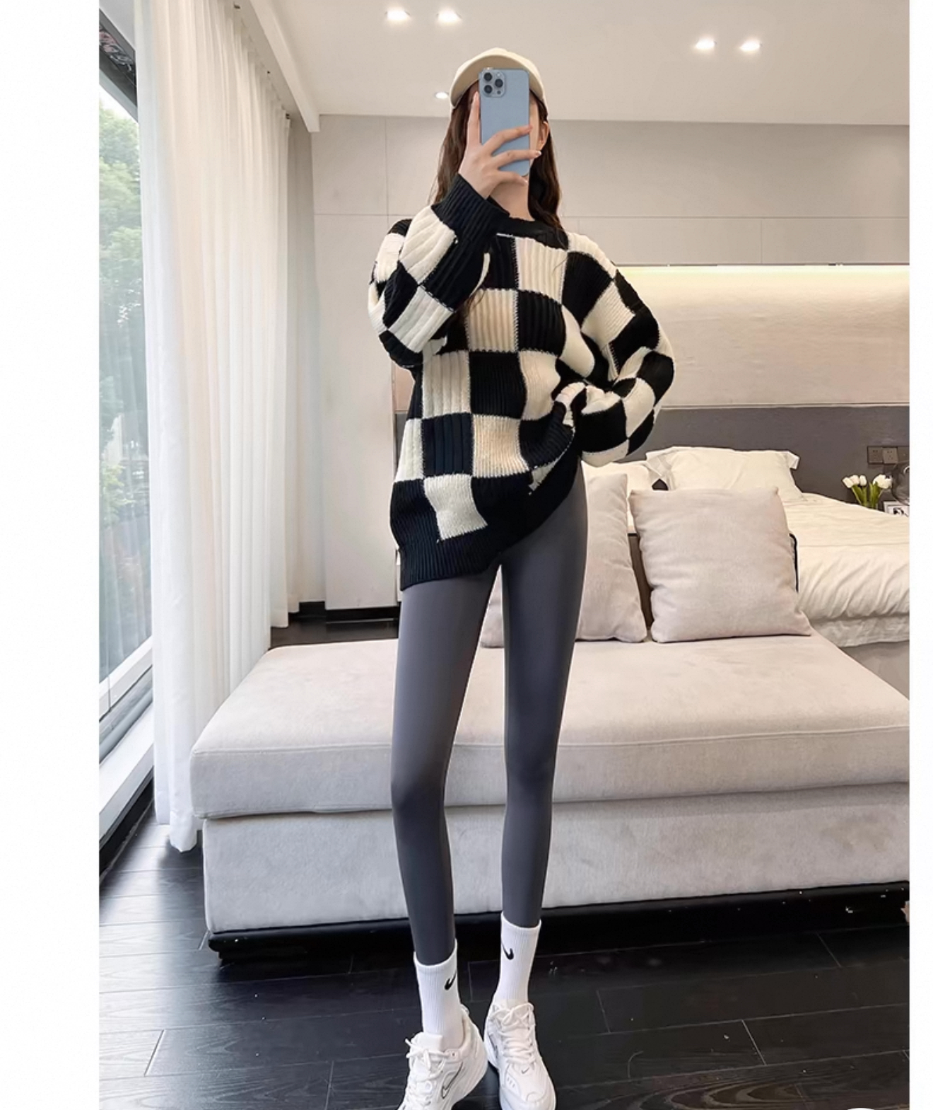 ay1003 1条鲨鱼裤女外穿春秋薄款九分打底裤高腰瑜伽芭比裤