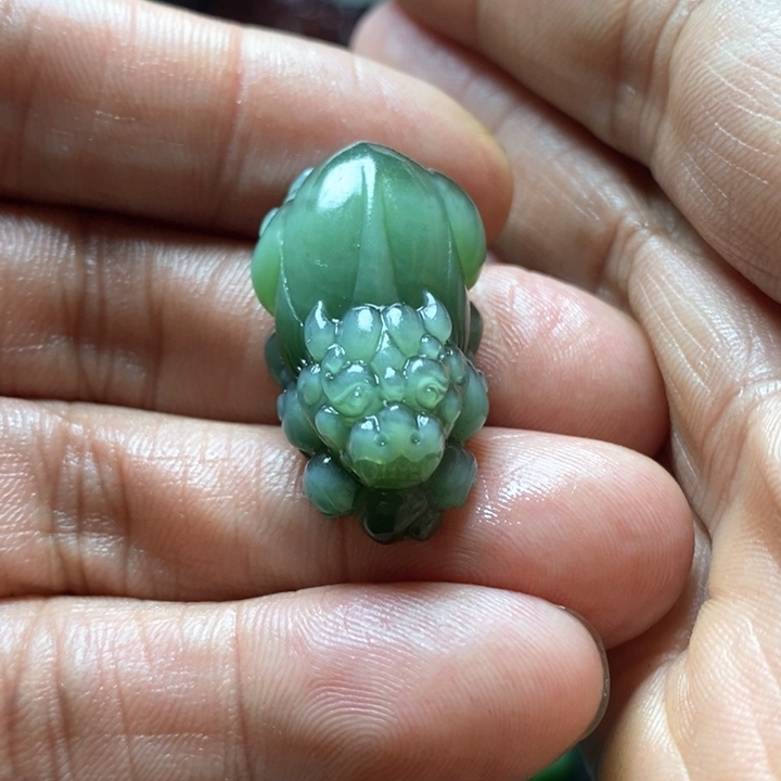 和田玉（碧玉）挂件未镶嵌