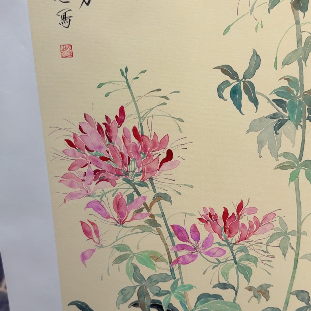 国画国画作品山水花鸟纯手绘