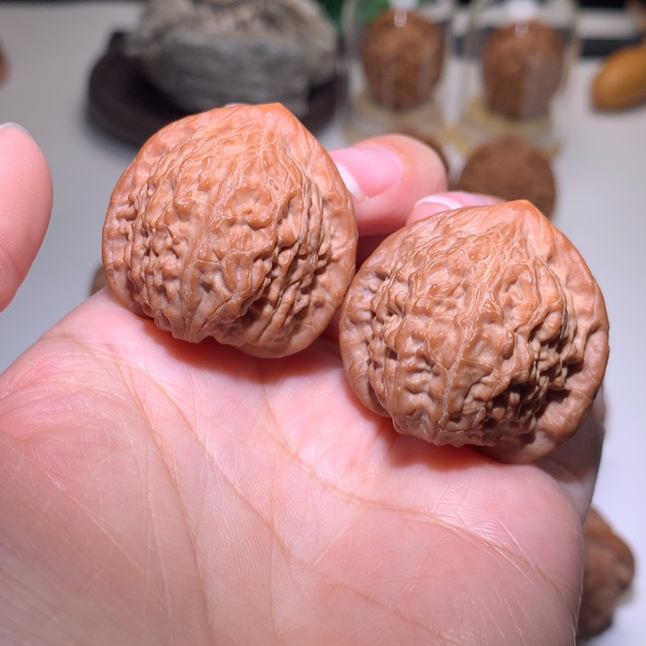 文玩核桃把件七步沟公子帽