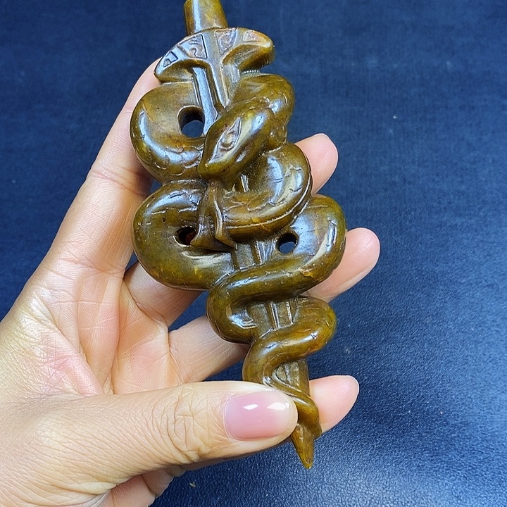 白玉菩提把件精选