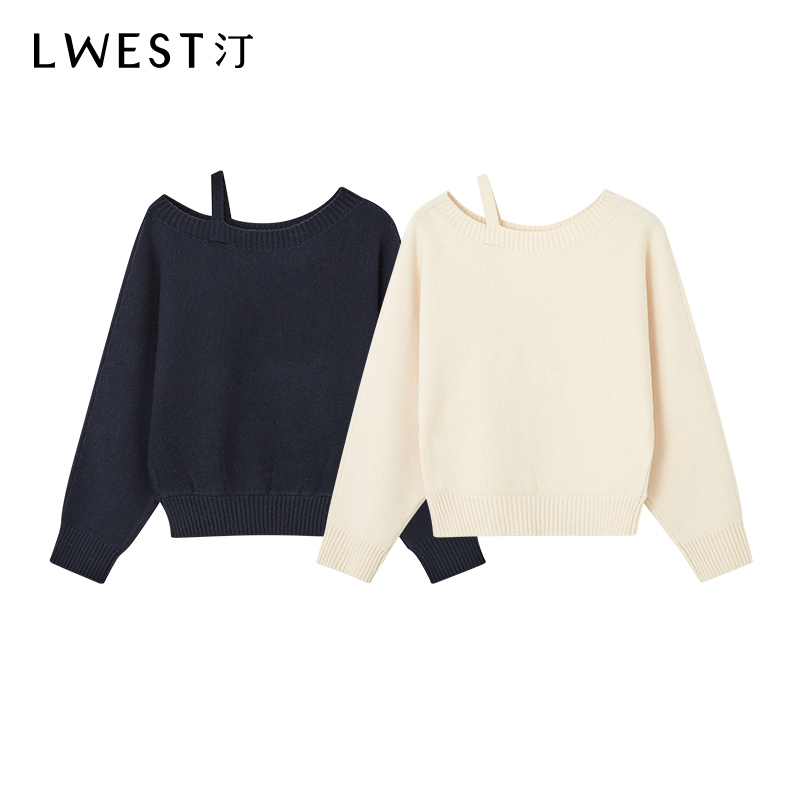 【小北专属】朗文斯汀设计感纯色气质针织衫DZMZ4511C12024