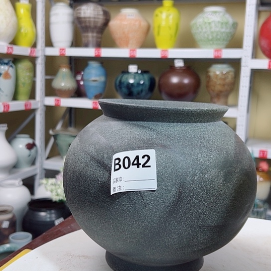 瓶口14高22陶瓷花瓶摆件042