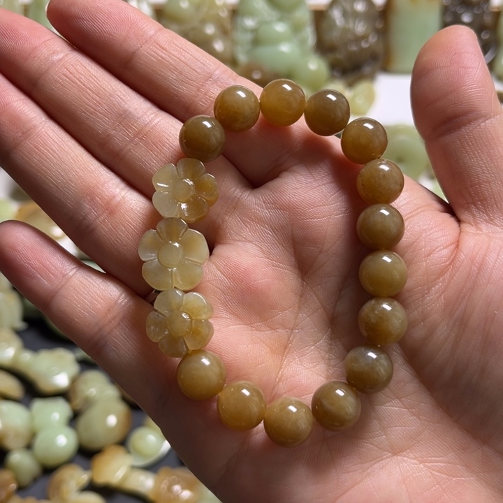 和田玉手串未镶嵌