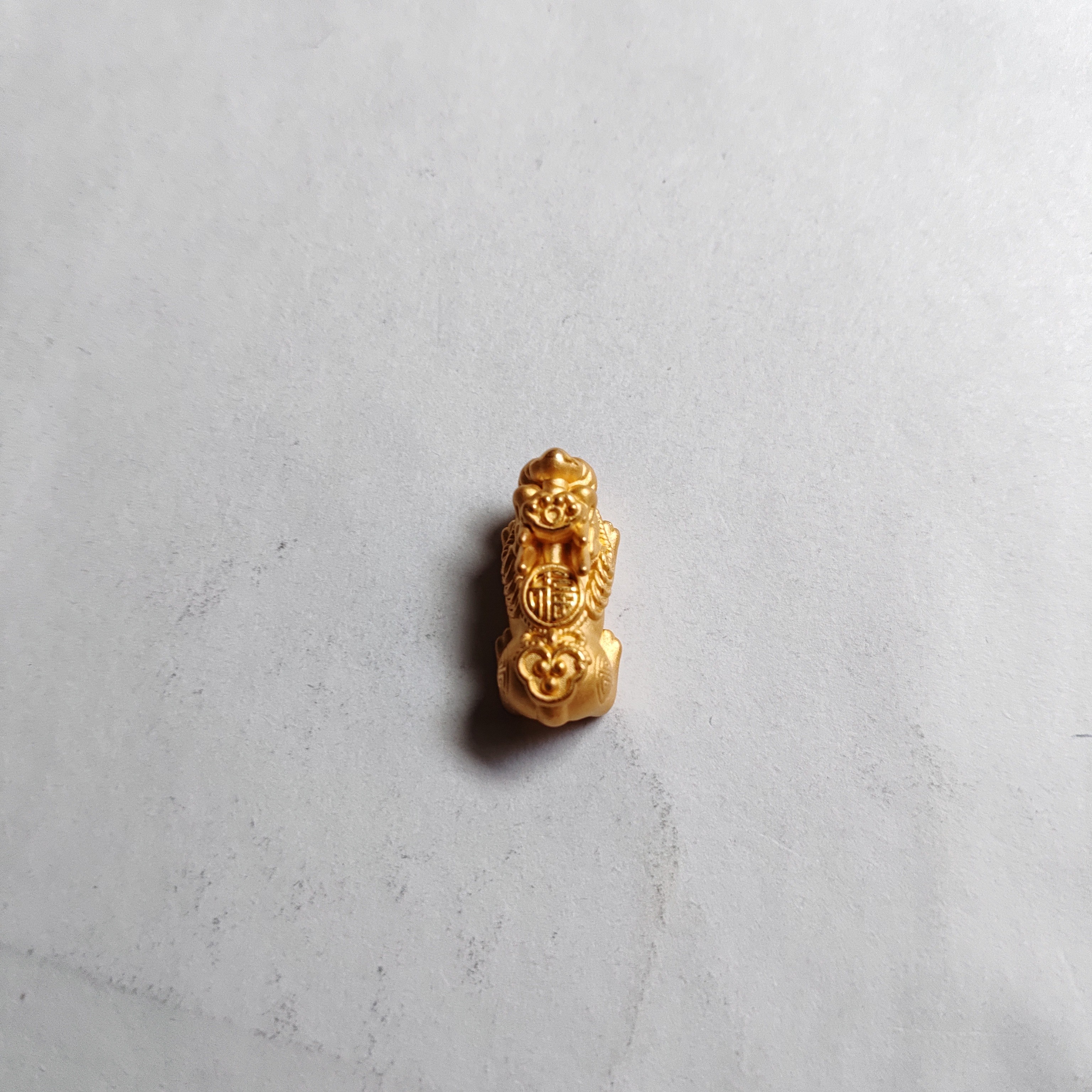 无氰5D空心招财纳福貔貅手串转运珠配件男女通用