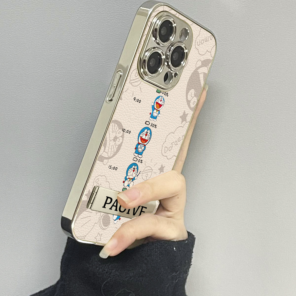 工作叮当猫适用苹果17ProMax手机壳iPhone华为OPPO小米vivo贴皮套