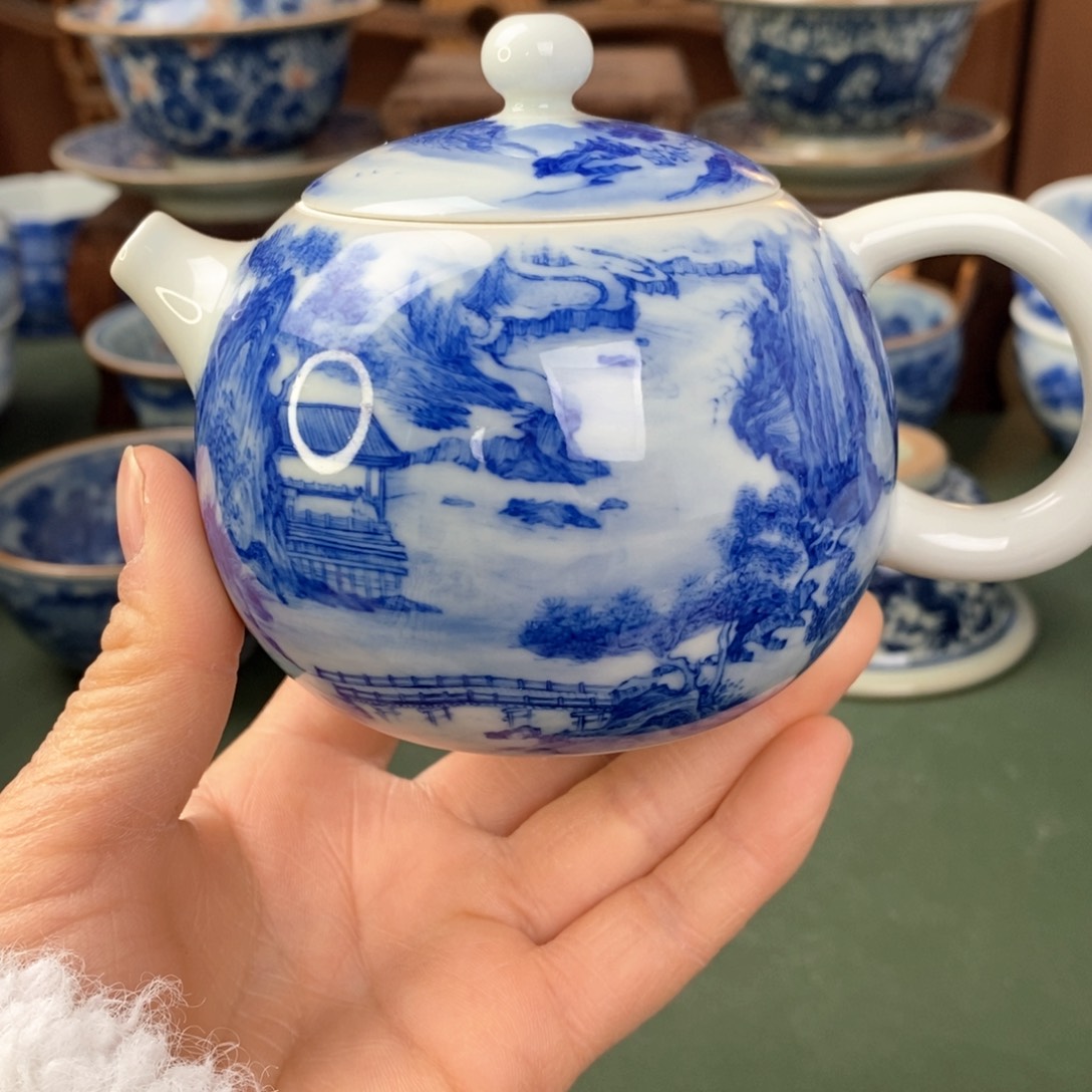 杯山**间景德镇陶瓷手工手绘