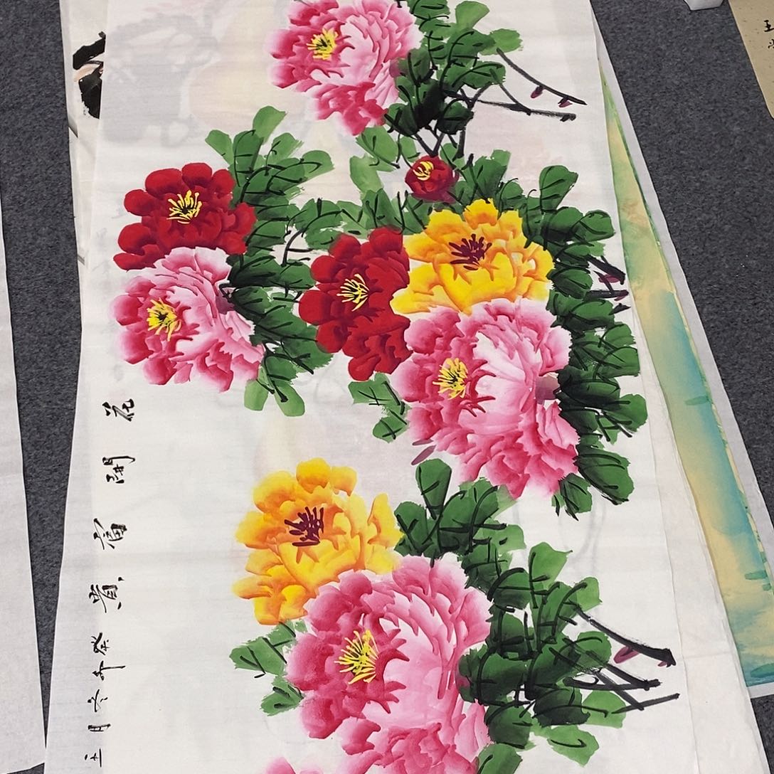 国画画画真的画画