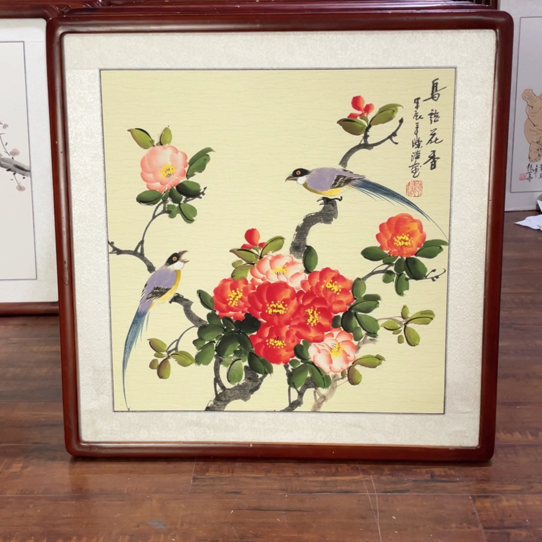 国画带框尺寸63*63厘米