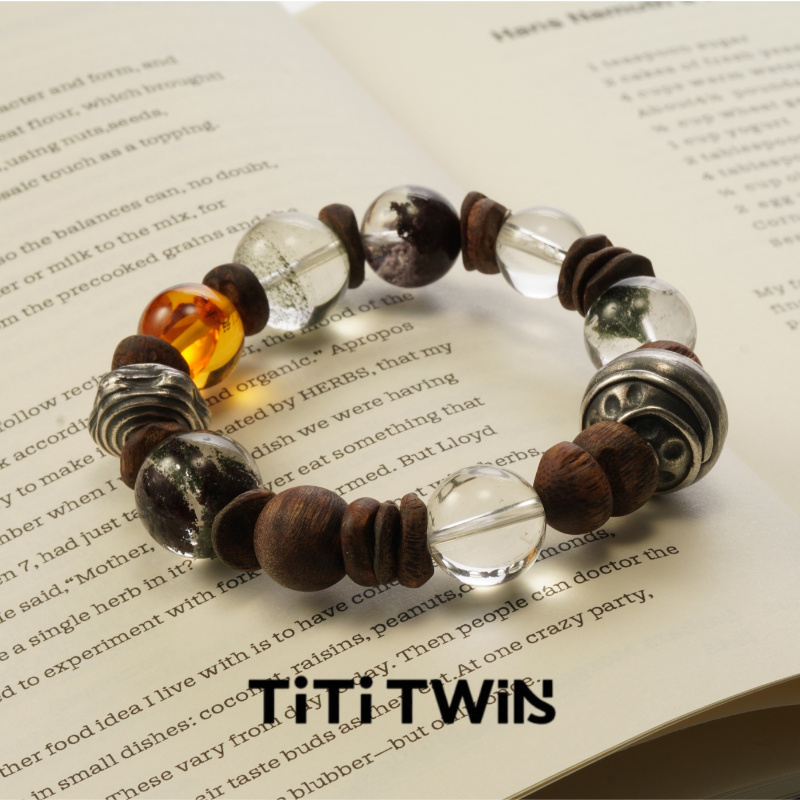 TiTi TWINS【谧静】原创天然水晶设计手串（多样性发其一）