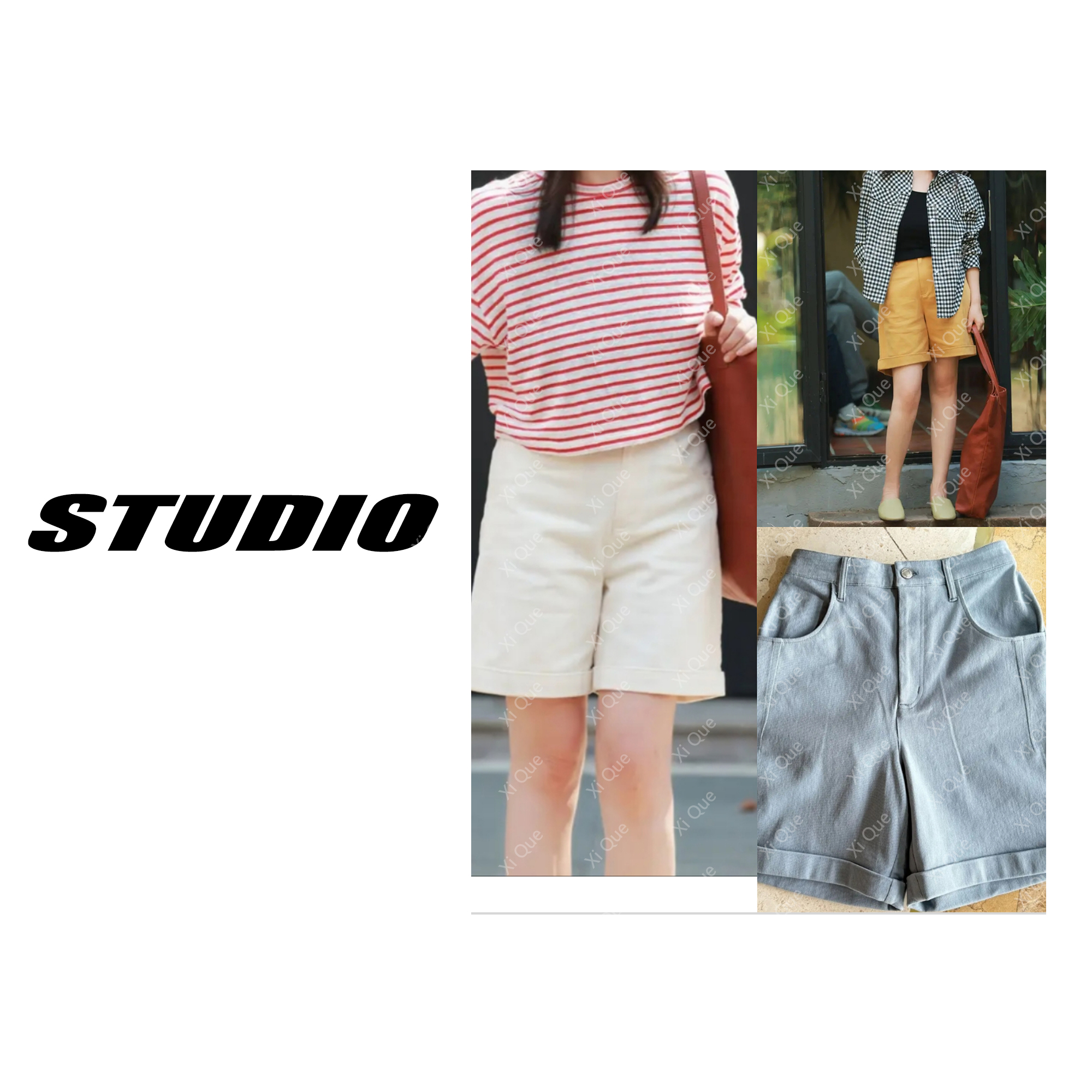 小巷短裤（多色可选）时尚休闲夏季设计感五分裤