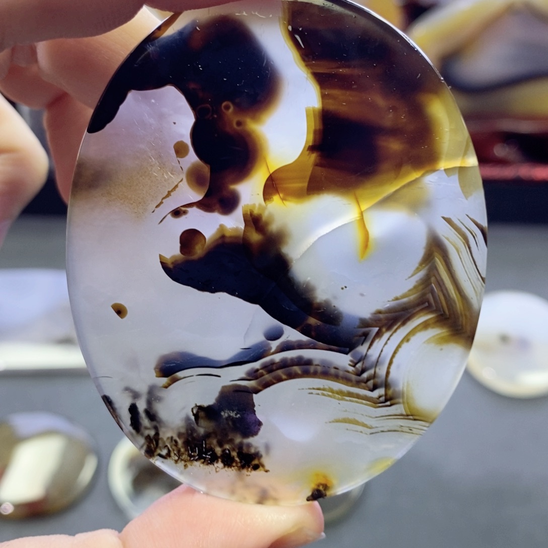 玛瑙/玉髓颈饰未镶嵌编号18