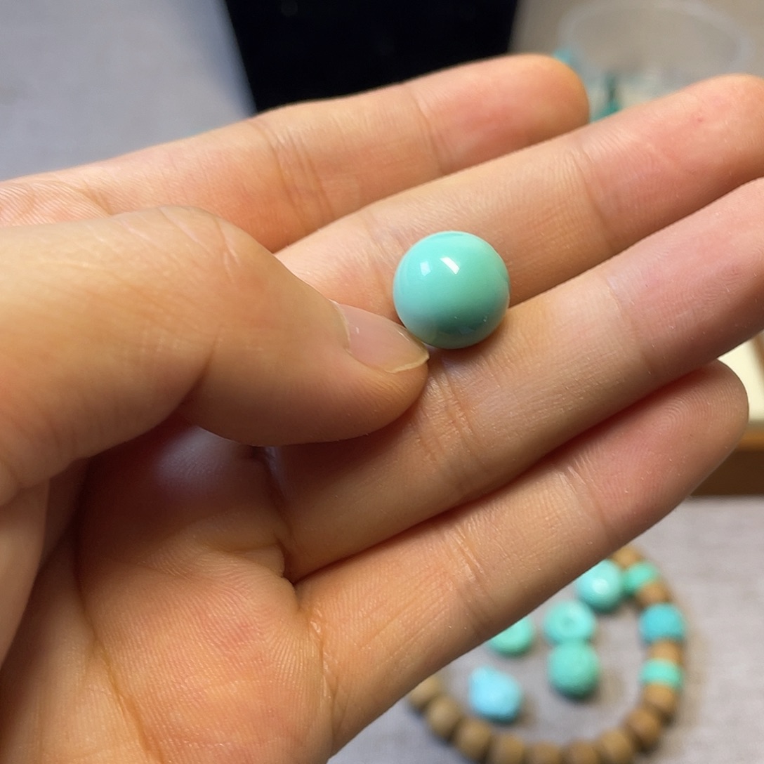 原生态湖北松配饰，直径12