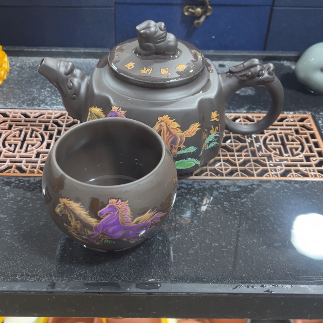 茶杯紫砂一壶6个主人杯