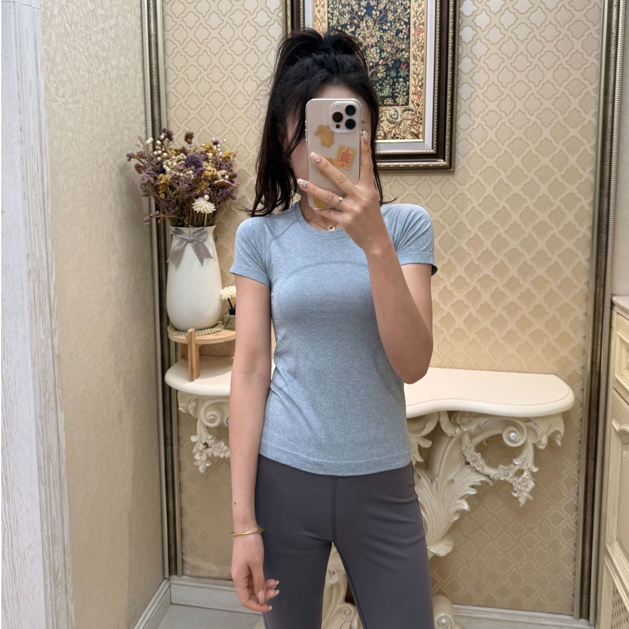 运动速干修身短袖T恤