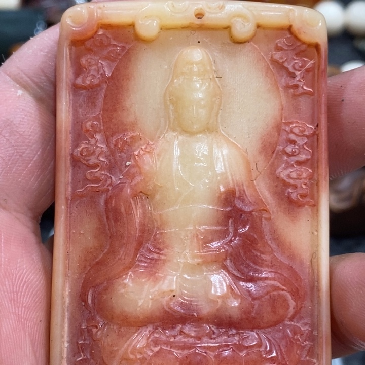 滴血莲花菩提吊坠