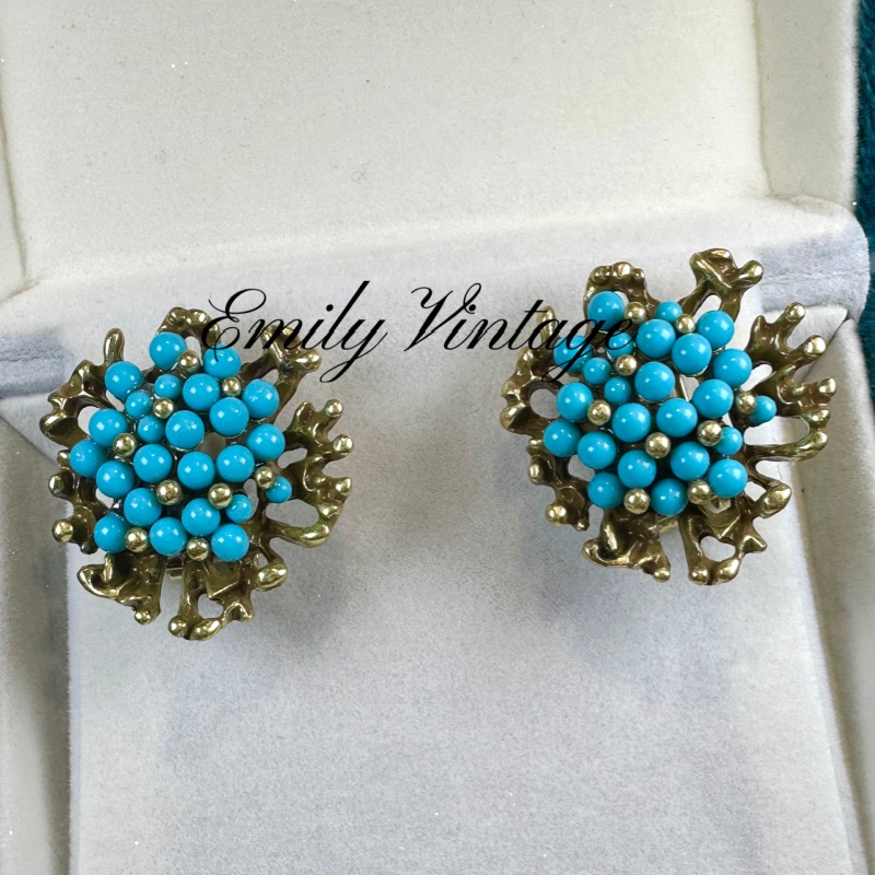 铜合金仿珍珠耳饰 【3126】Emily Vintage珍藏款