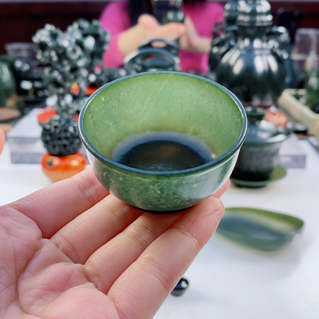 和田玉（青玉）把件未镶嵌