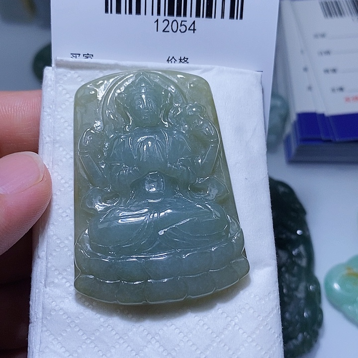 翡翠未镶嵌颈饰天光墟翡翠市场现金代购