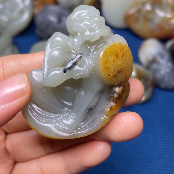 颈饰未镶嵌和田玉大*园