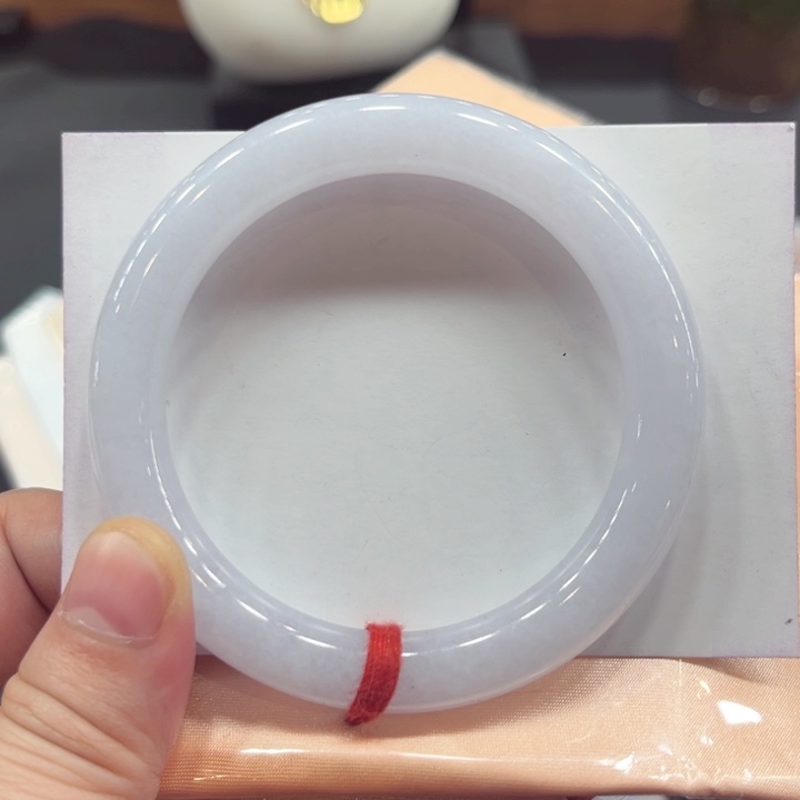 翡翠手镯未镶嵌55圆粉