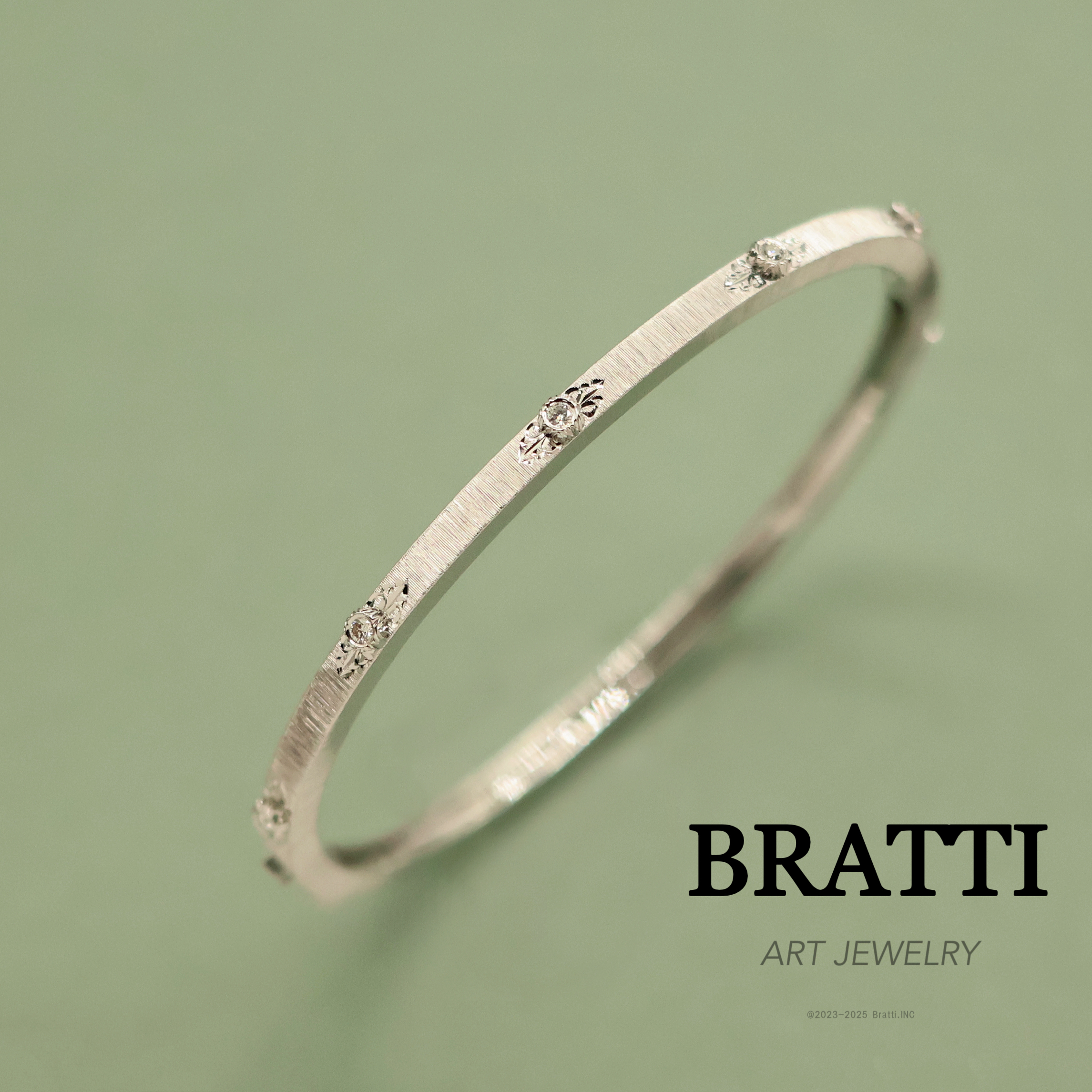 Bratti珠宝“经典”18K金钻石手镯-KZ250401