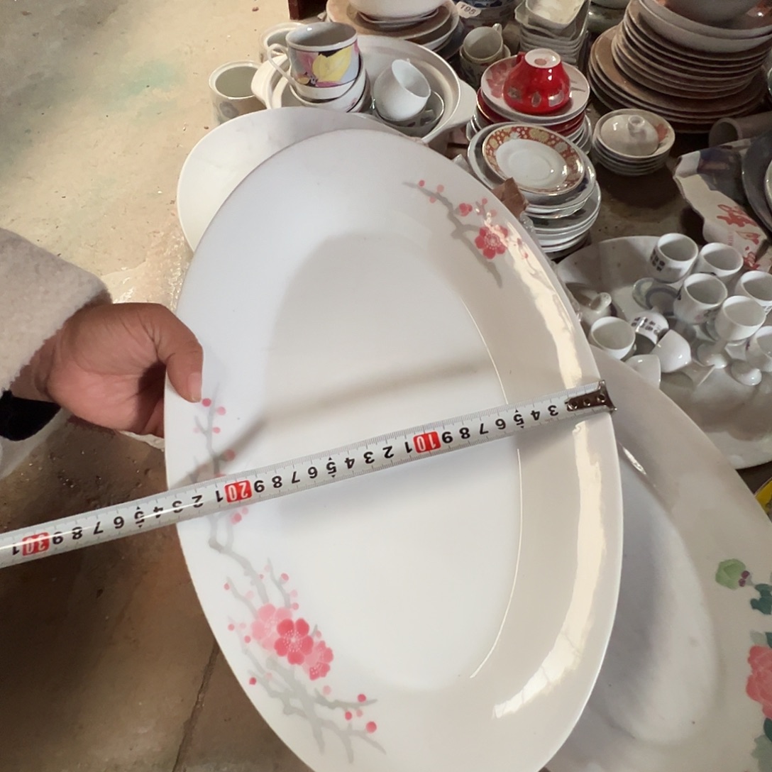 醴陵瓷供货基地炸福利36厘米红官窑