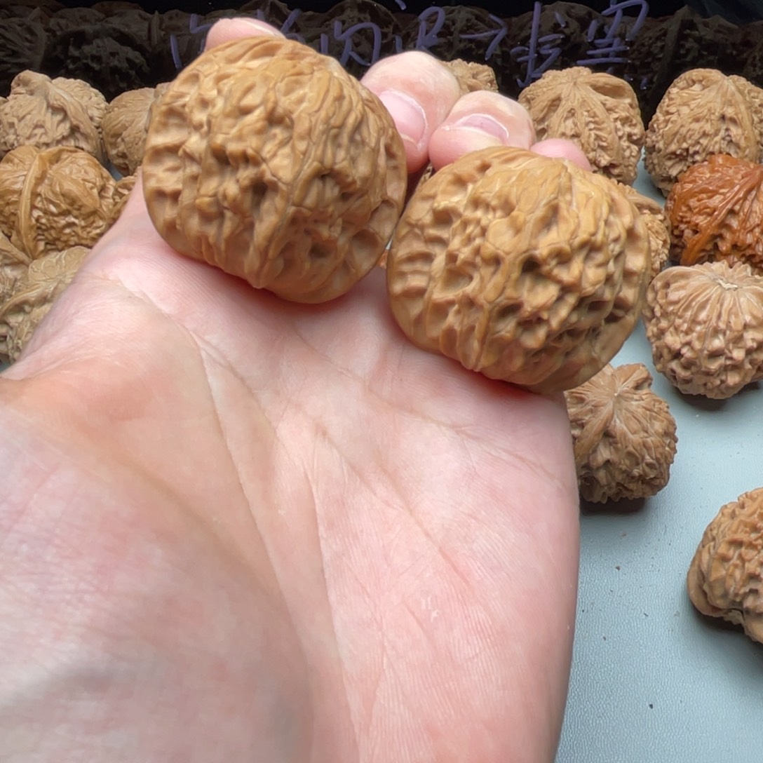 核桃把件40全品原装磨盘