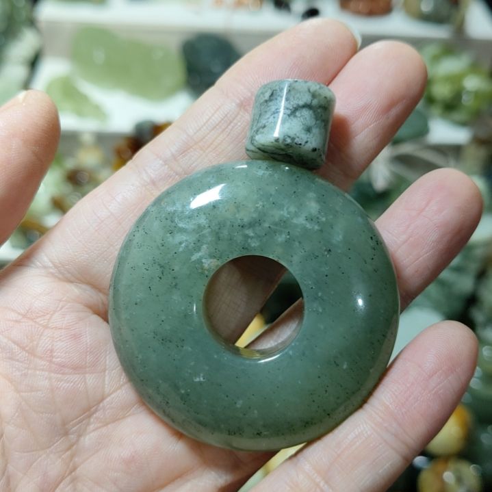 岫玉平安扣未镶嵌