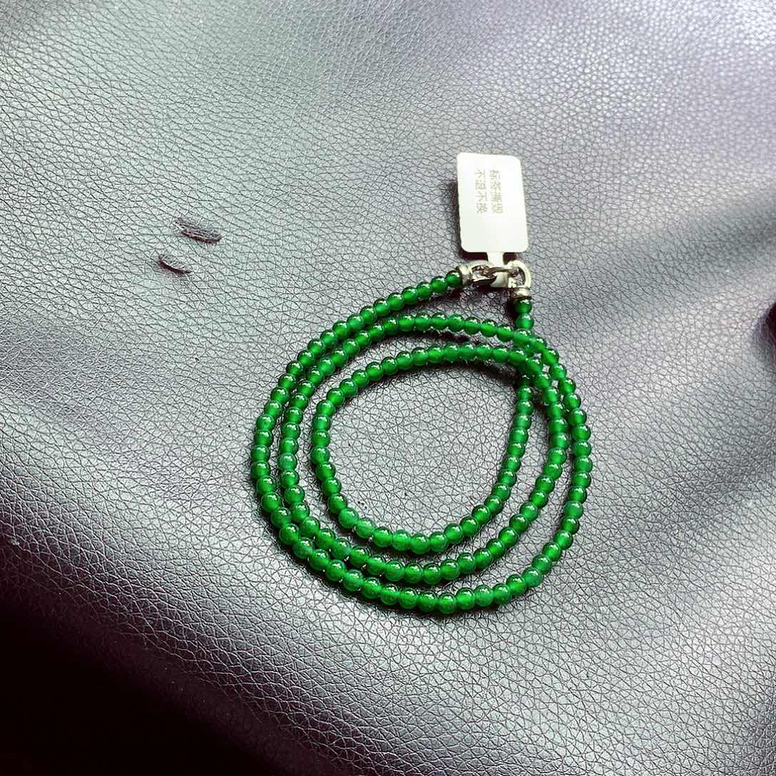 翡翠未镶嵌手链项链