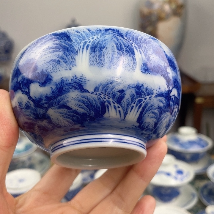 罗汉山水主人杯120容量