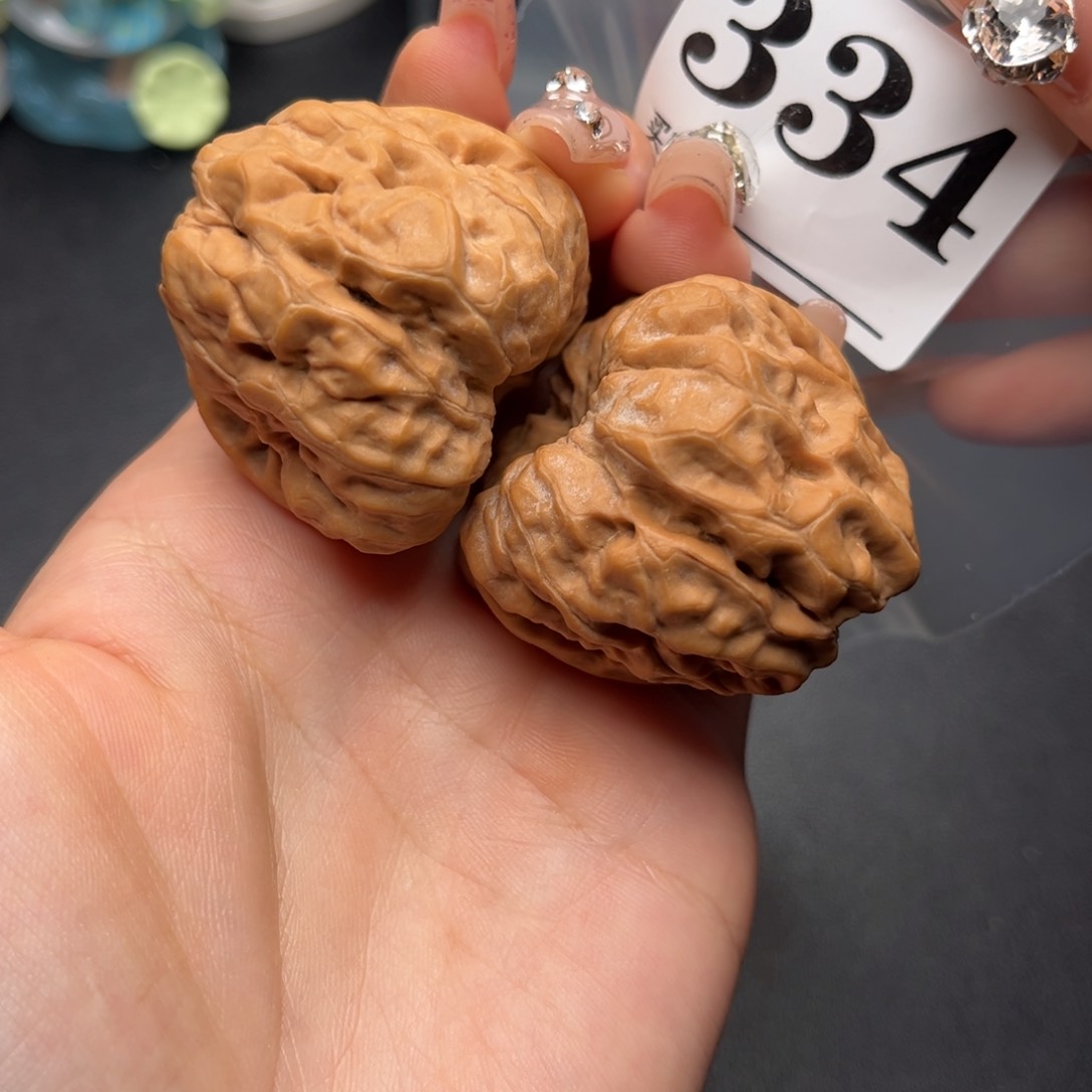 文玩核桃把件肚48边41