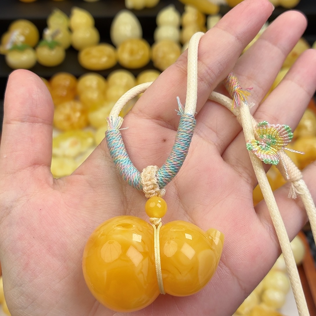 随***我蜜蜡未镶嵌毛衣链蜜蜡