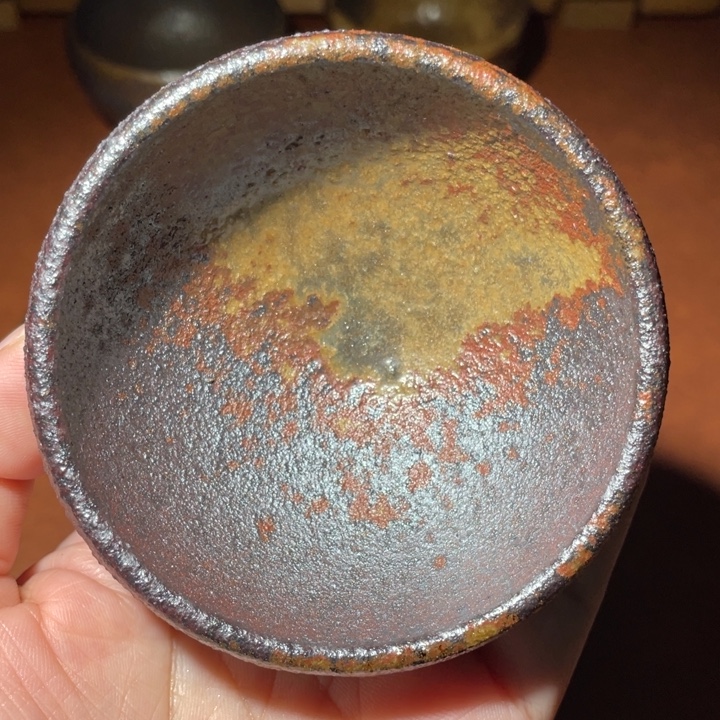 谦***l茶盏柴烧自然落灰烧