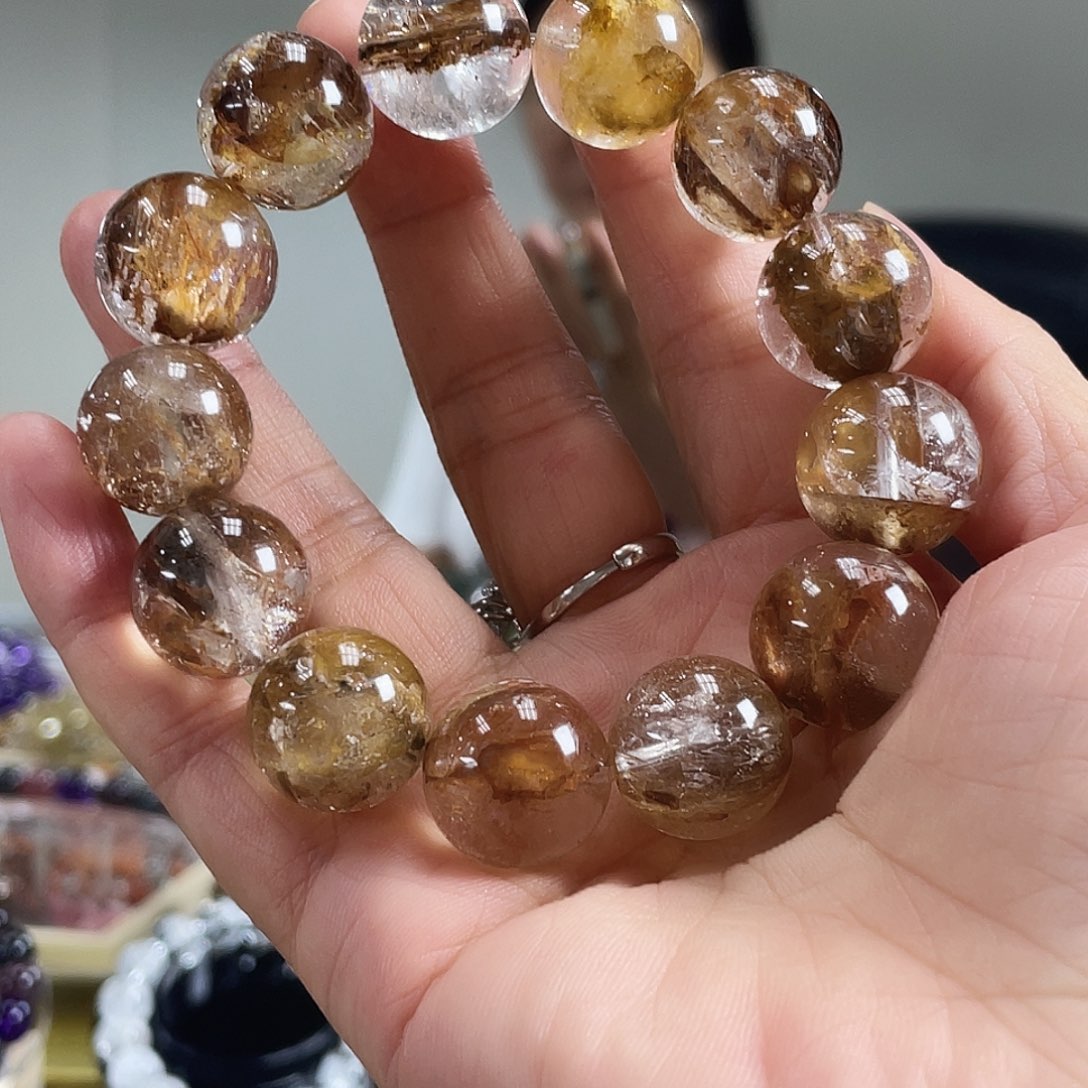 S***a水晶手链未镶嵌红泥骸骨