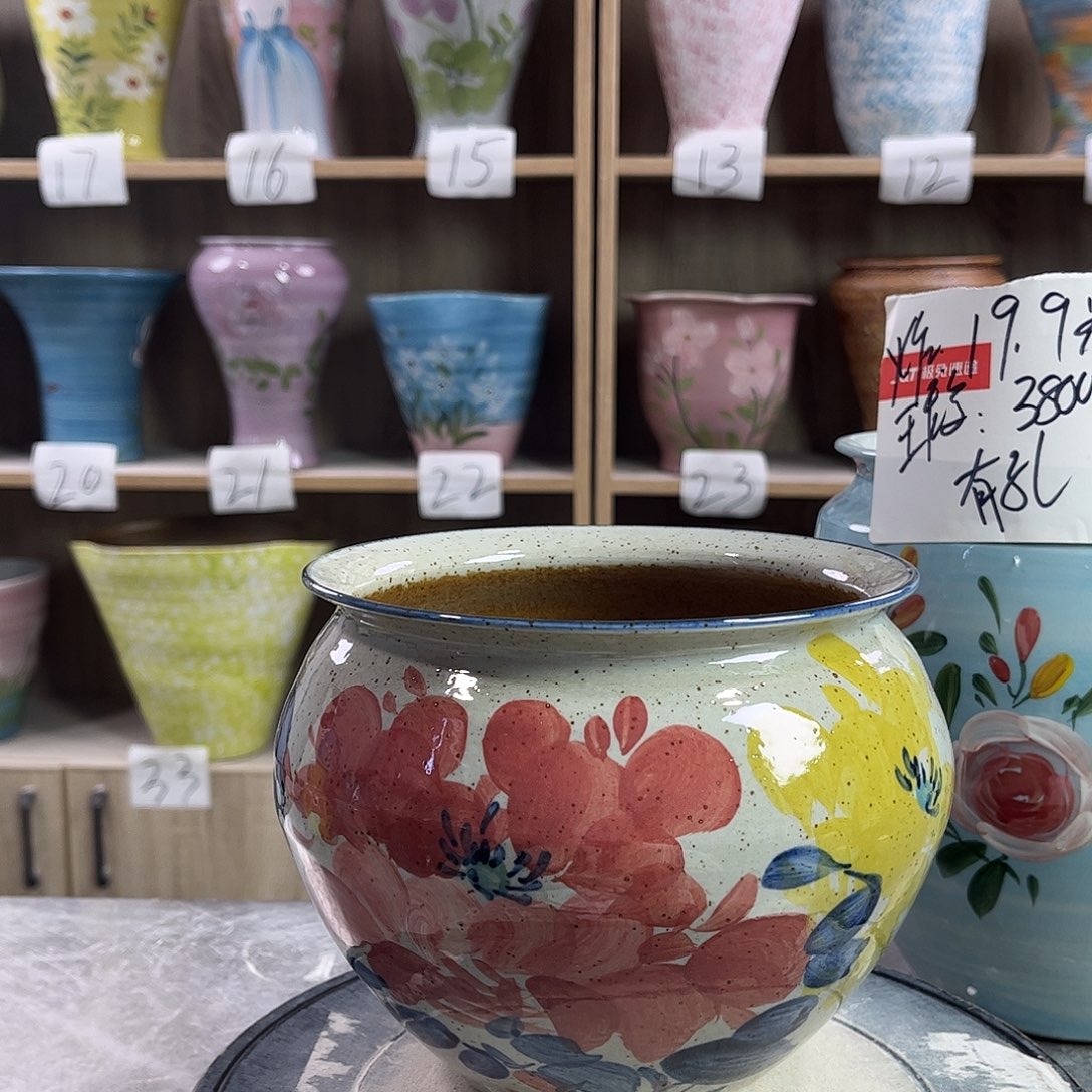 景德镇陶瓷花盆花盆