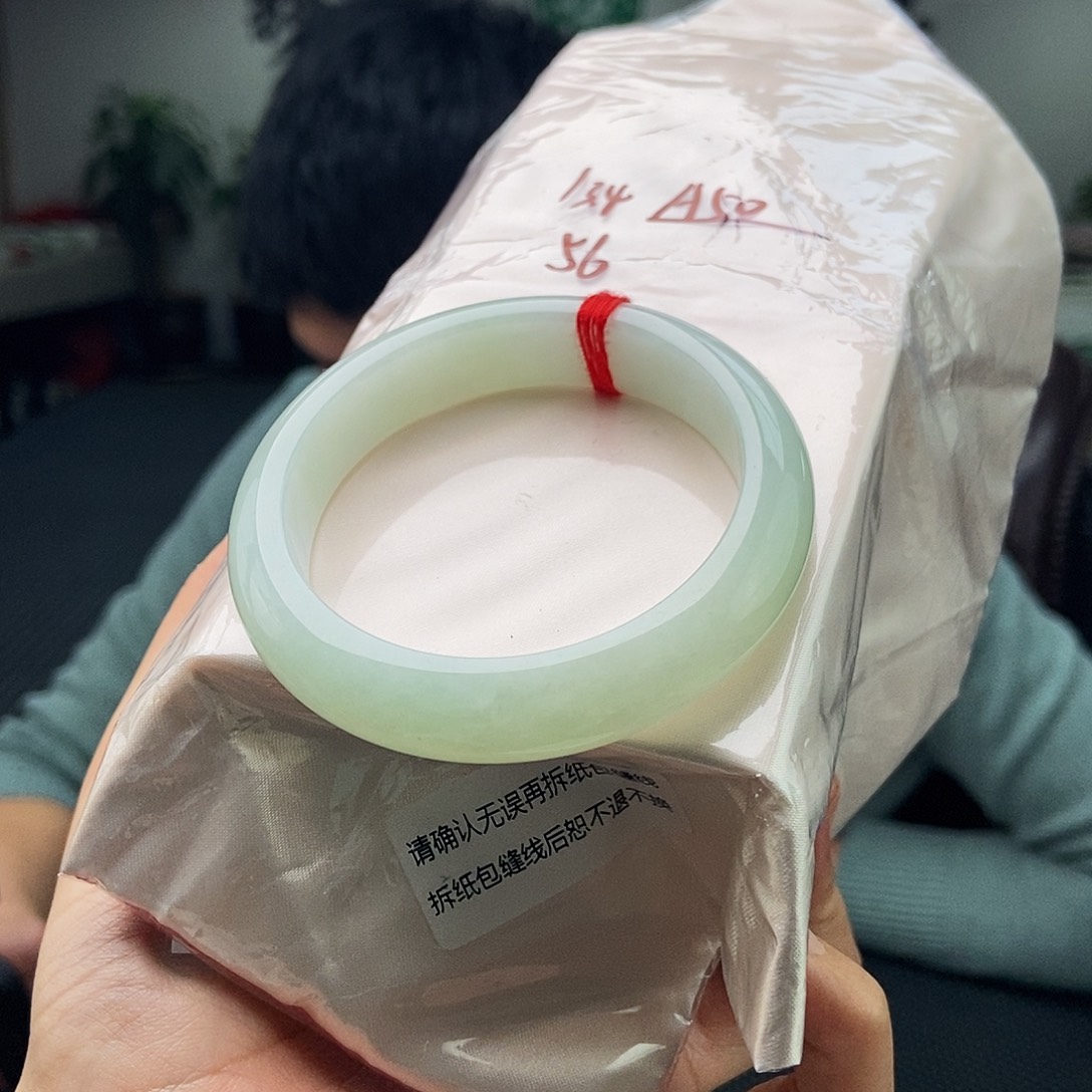 翡翠未镶嵌手镯拍一发一