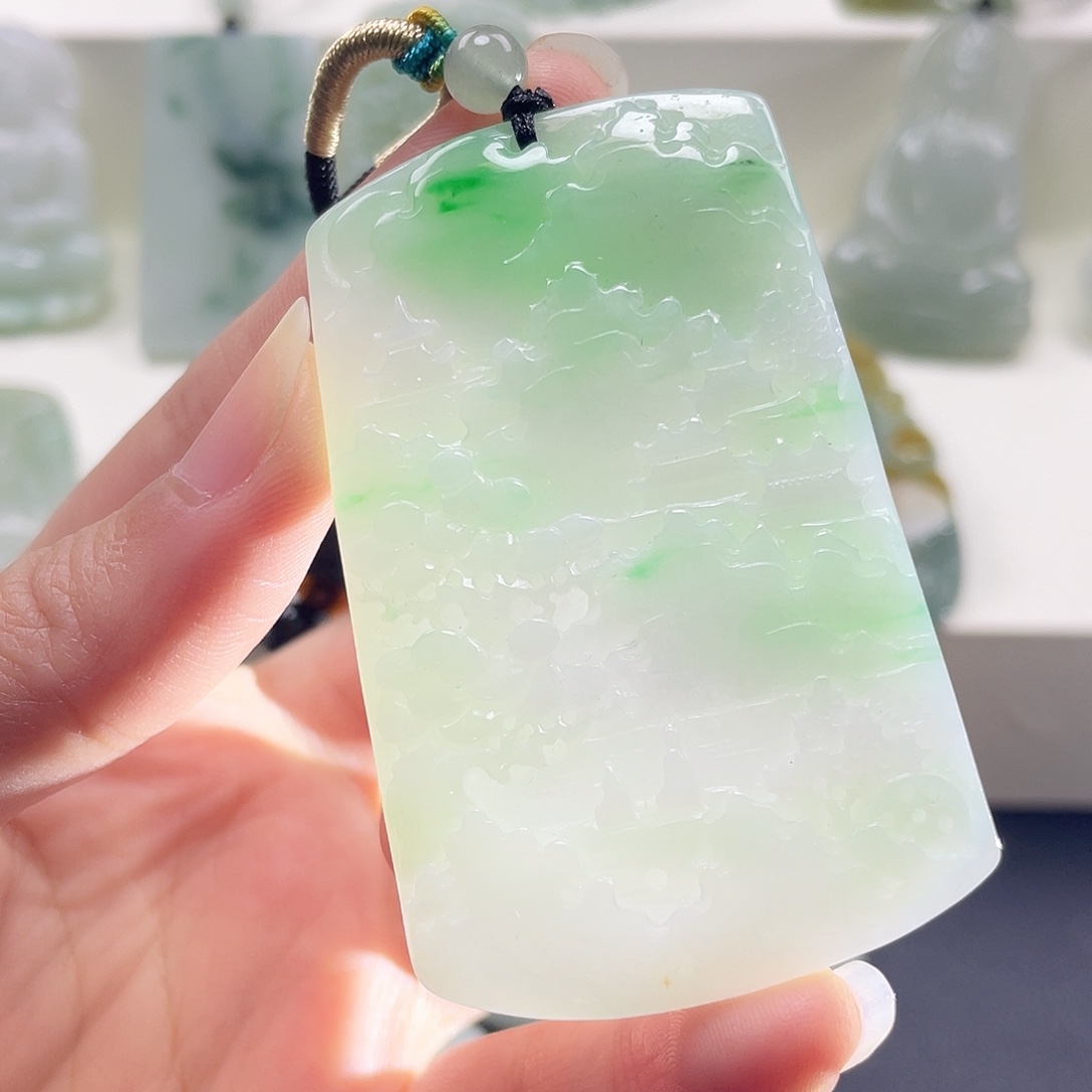 翡翠未镶嵌颈饰天然翡翠1111111