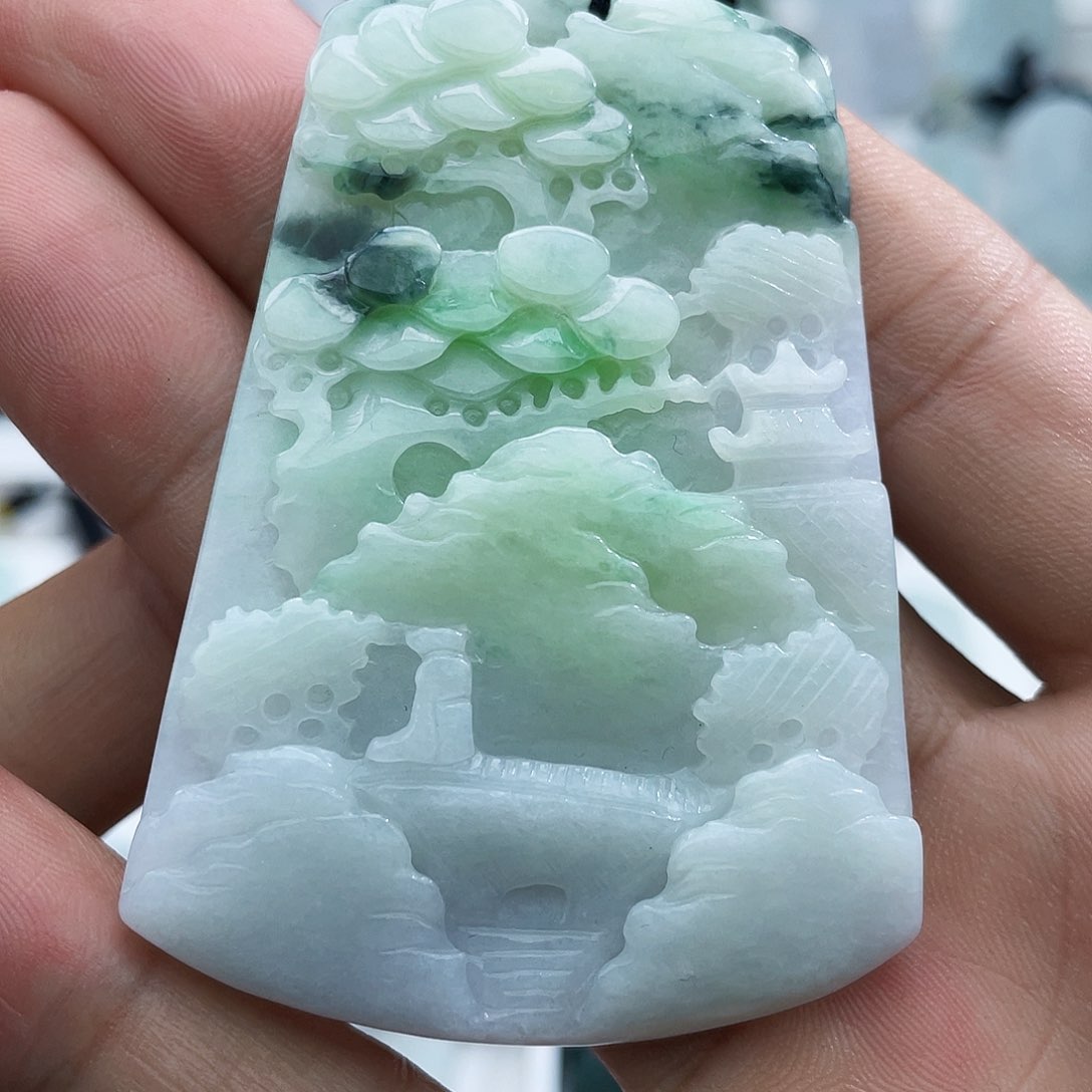 颈饰未镶嵌翡翠J**t翡翠